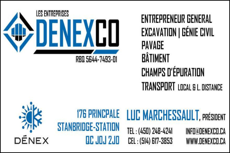 LES ENTREPRISES DÉNEX INC