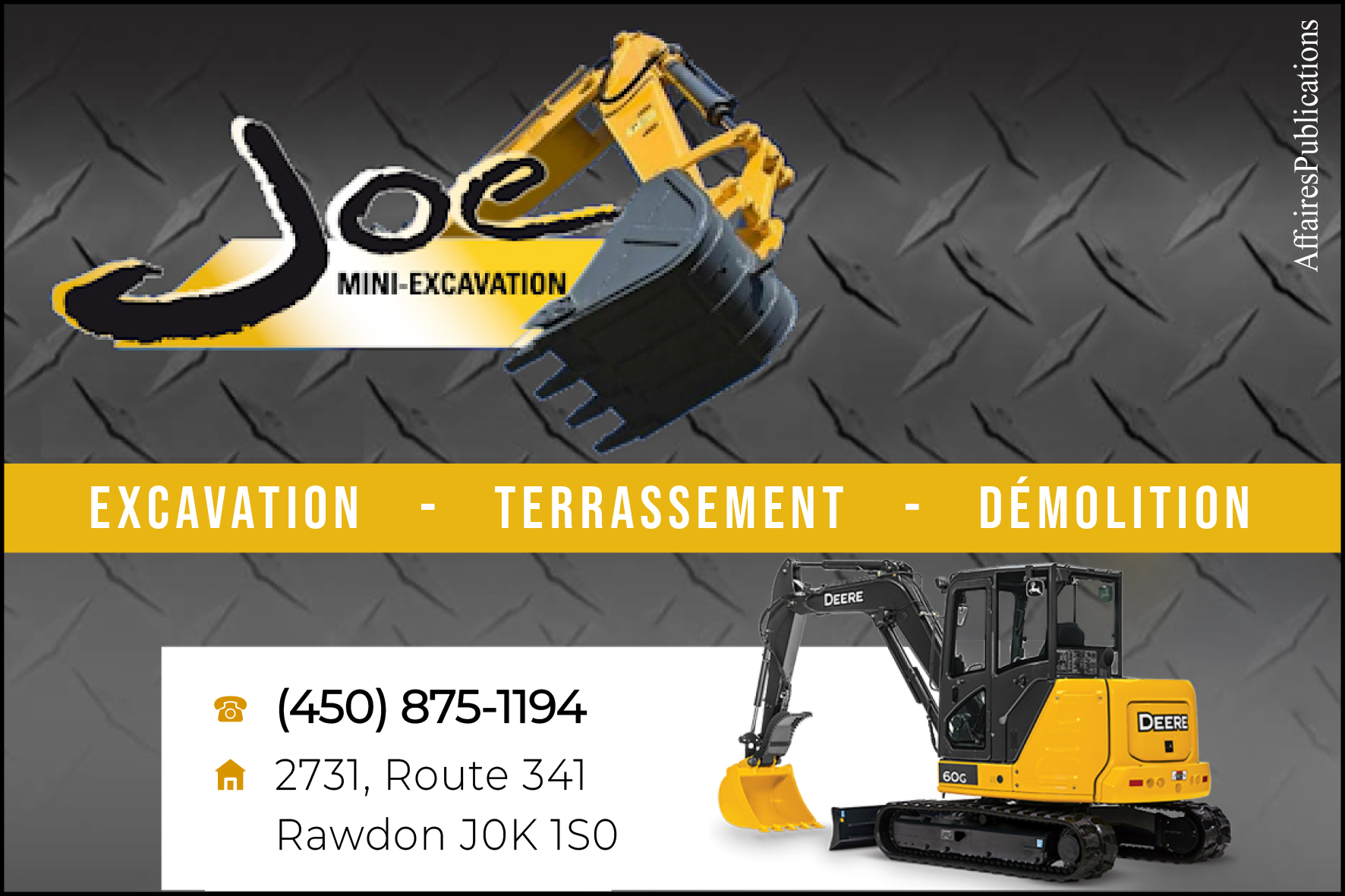 JOE MINI EXCAVATION