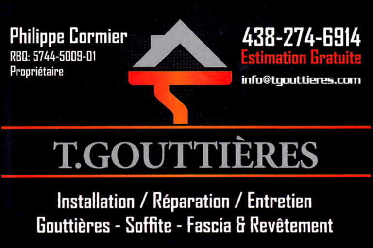 T.GOUTTIÈRES