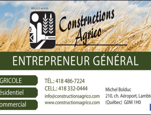 CONSTRUCTIONS AGRICO INC