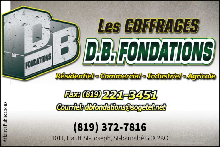 COFFRAGE DB FONDATIONS INC