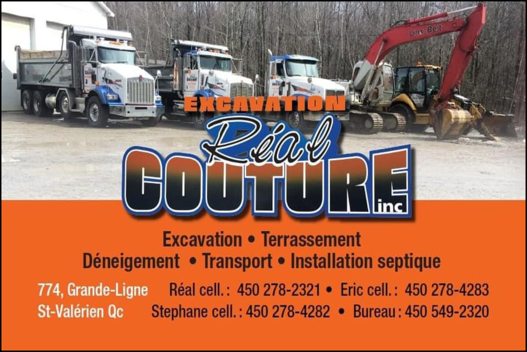 EXCAVATION RÉAL COUTURE INC