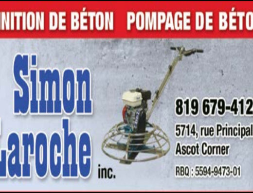 FINITION DE BÉTON SIMON LAROCHE