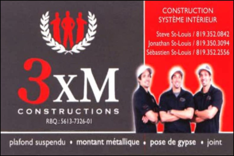 CONSTRUCTIONS 3XM INC