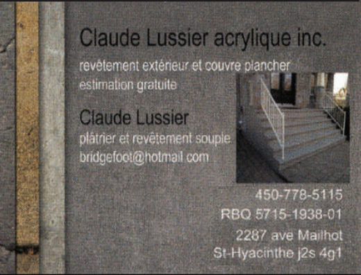 CLAUDE LUSSIER ACRYLIQUE