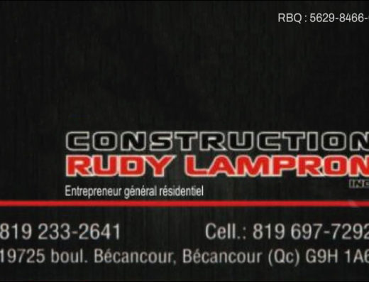 CONSTRUCTION RUDY<br/>LAMPRON INC