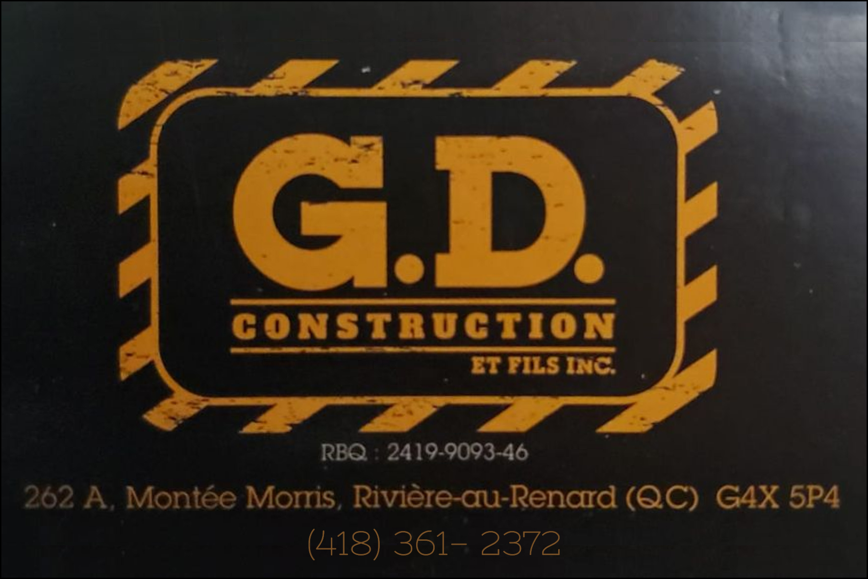 GD CONSTRUCTION ET FILS