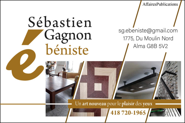 SÉBASTIEN GAGNON ÉBÉNISTE
