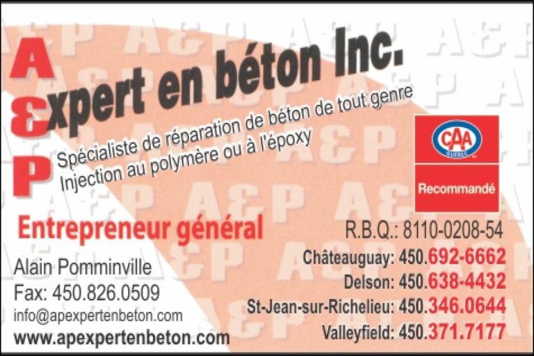 A&P EXPERT EN BÉTON INC