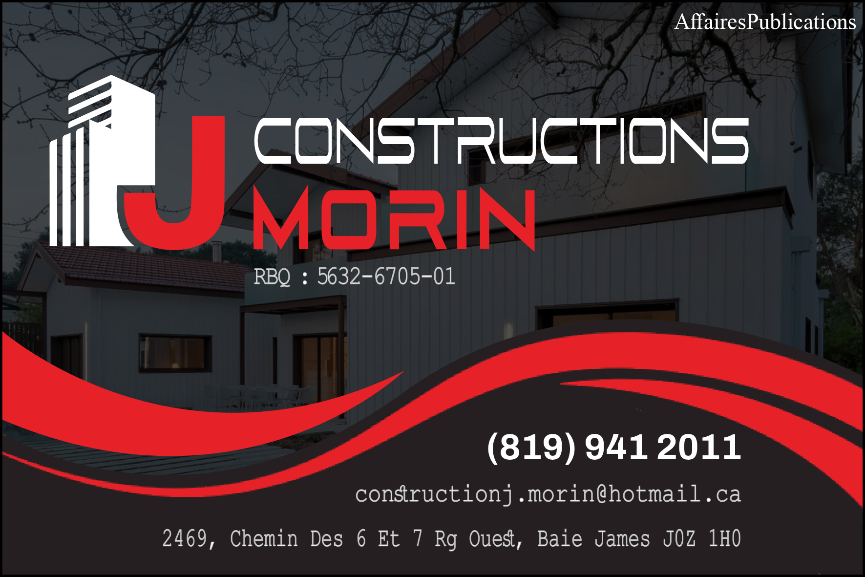 CONSTRUCTIONS J MORIN INC