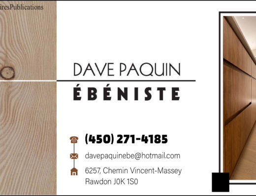DAVE PAQUIN ÉBÉNISTE