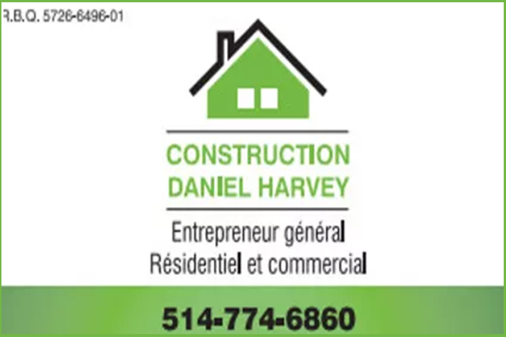 CONSTRUCTION DANIEL HARVEY