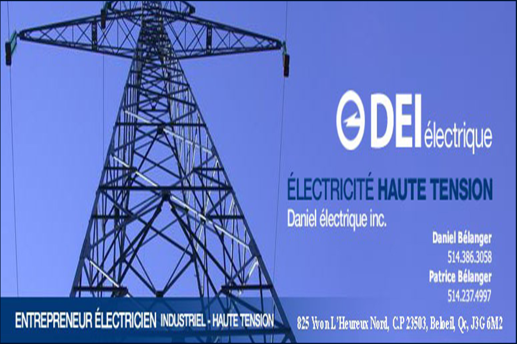 DEI ÉLECTRIQUE INC