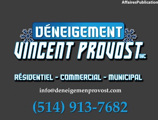 DÉNEIGEMENT VINCENT PROVOST