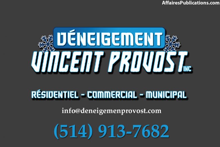 DÉNEIGEMENT VINCENT PROVOST