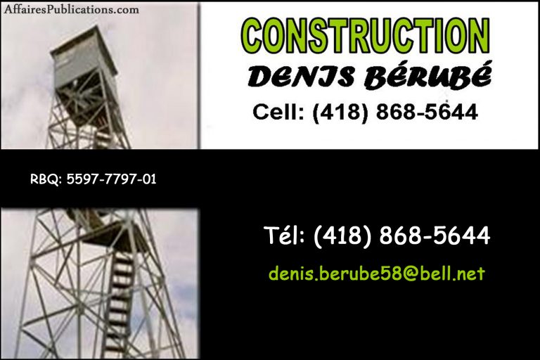 CONSTRUCTION DENIS BÉRUBÉ