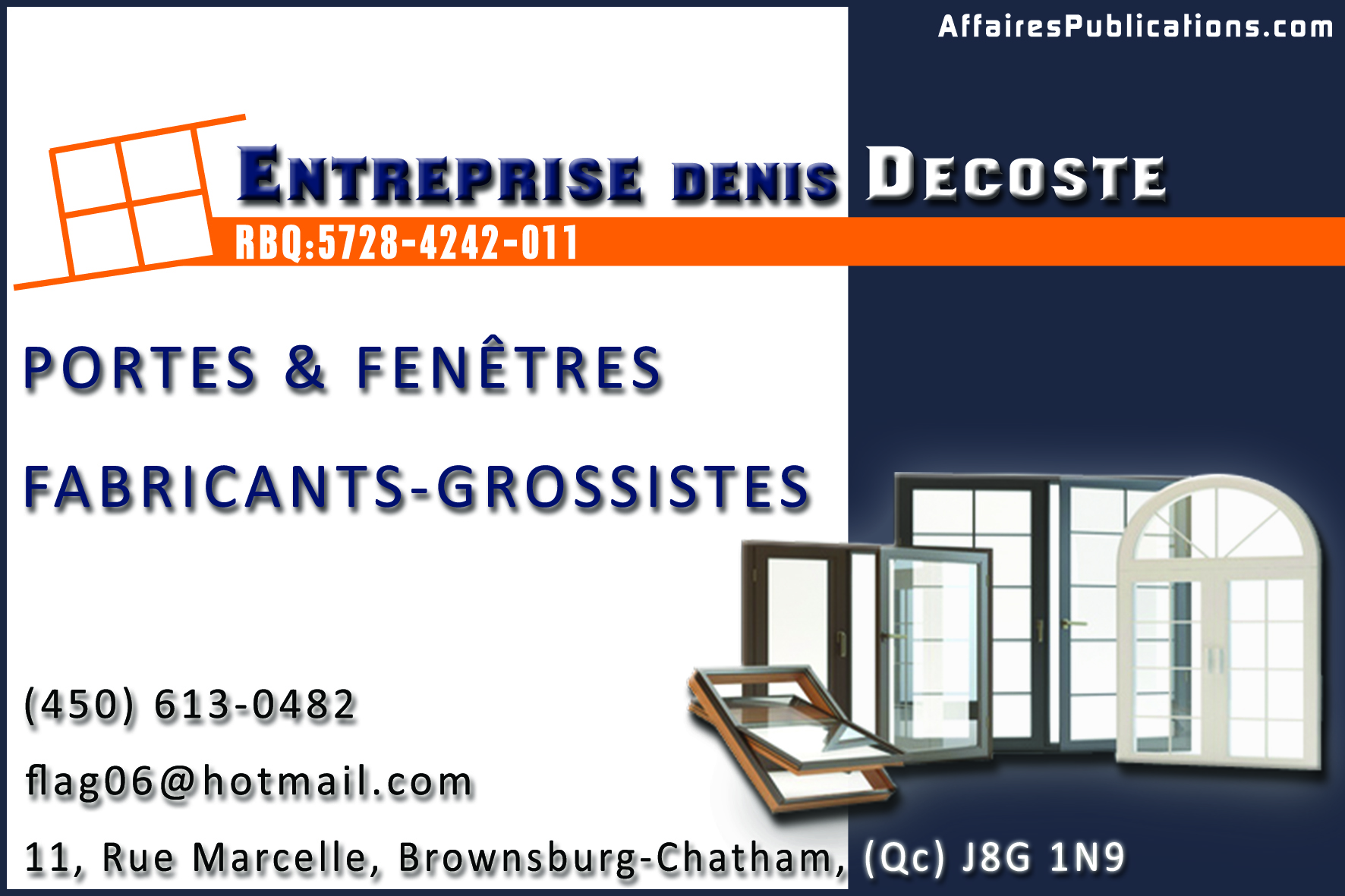 ENTREPRISE DENIS DECOSTE