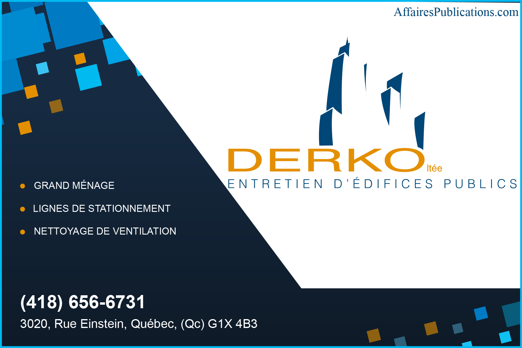 DERKO ET SERVIPRO LTÉE