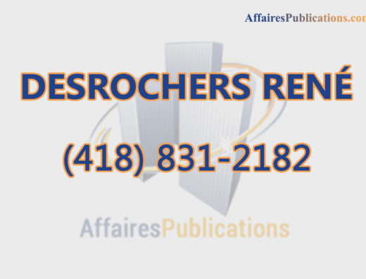 DESROCHERS RENÉ