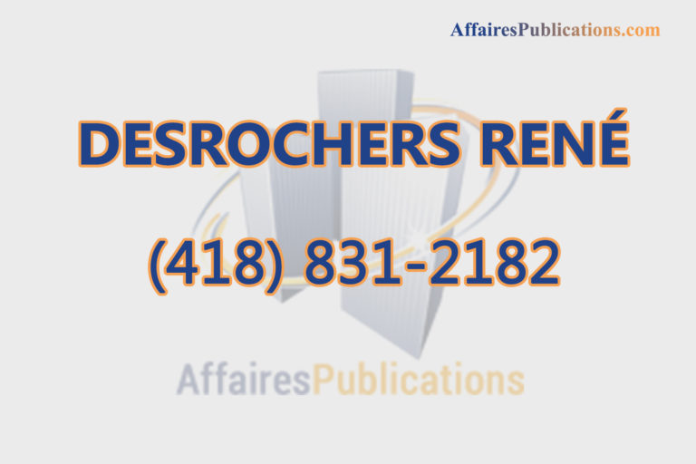 DESROCHERS RENÉ
