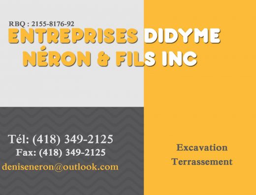ENTREPRISES DIDYME NÉRON ET FILS INC