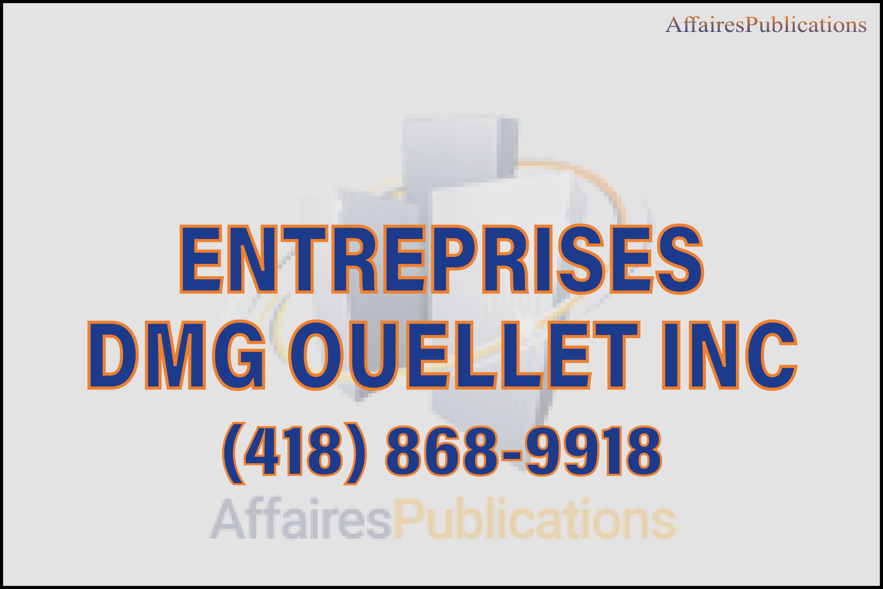 ENTREPRISES DMG OUELLET INC