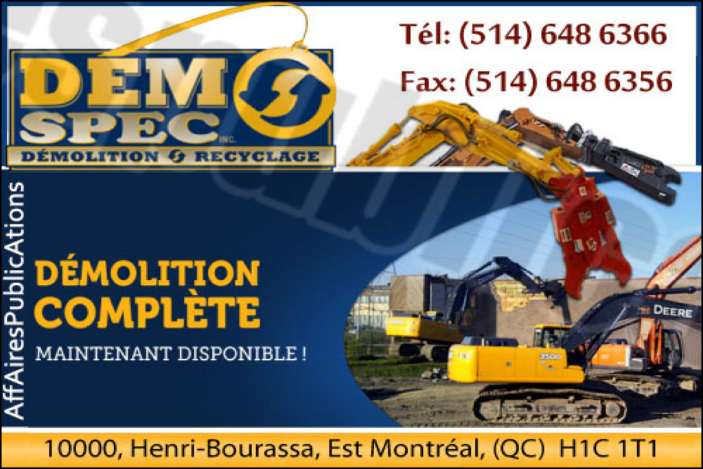SERVICES DE CONSTRUCTION  DÉMO SPEC