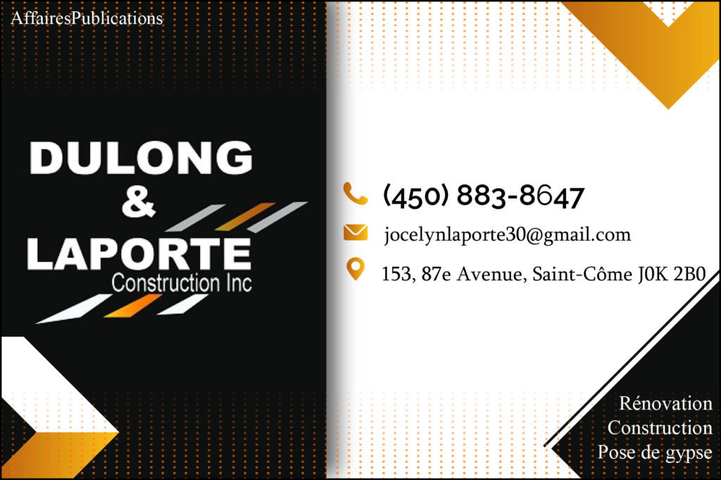 DULONG & LAPORTE CONSTRUCTION INC