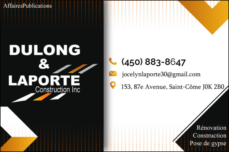 DULONG & LAPORTE CONSTRUCTION INC