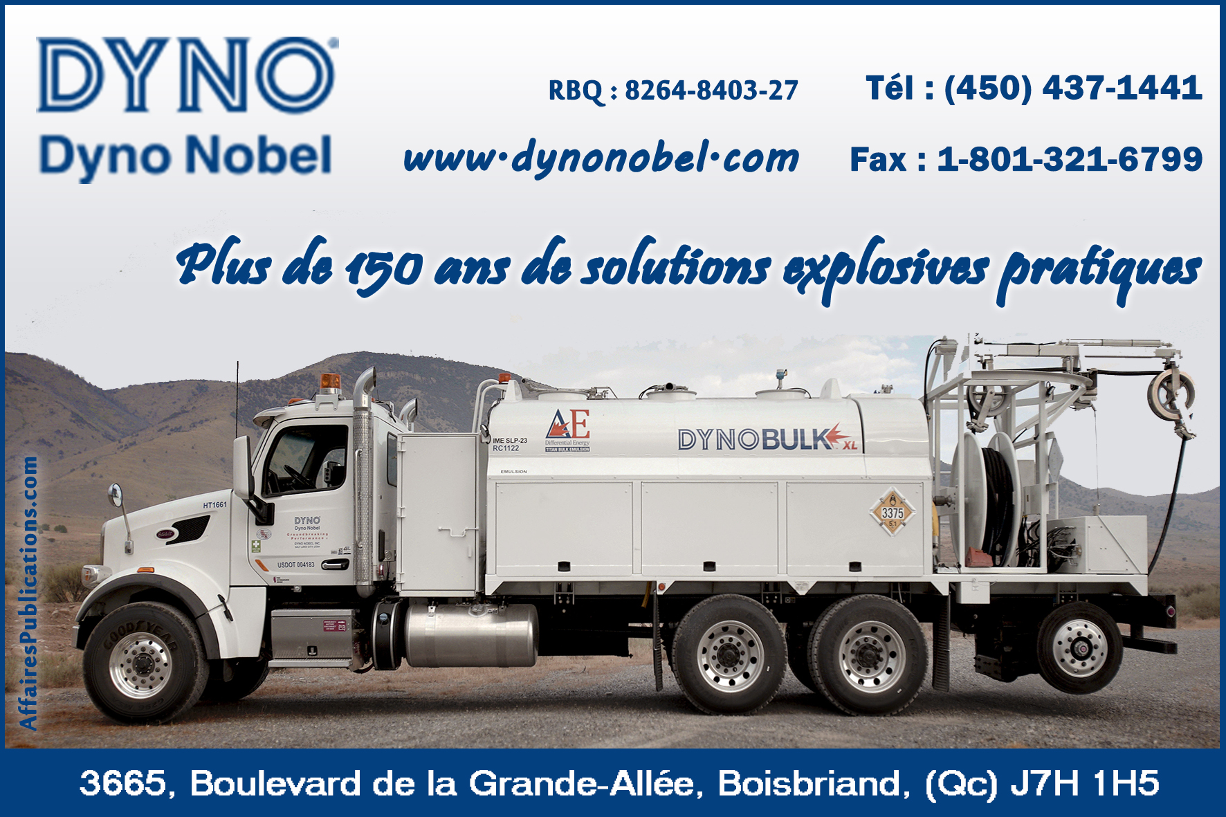 DYNO NOBEL CANADA INC