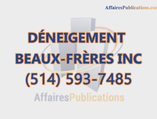 DÉNEIGEMENT BEAUX-FRÈRES