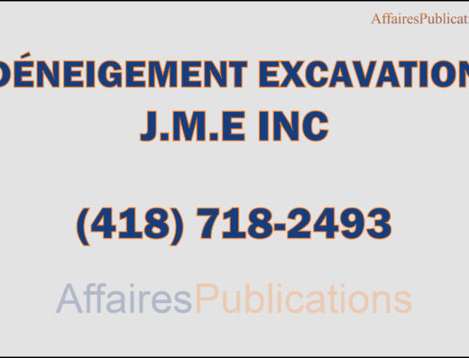 DÉNEIGEMENT EXCAVATION J.M.E