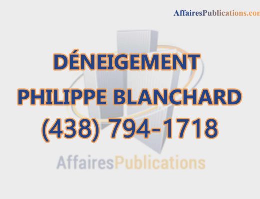 DÉNEIGEMENT PHILIPPE BLANCHARD