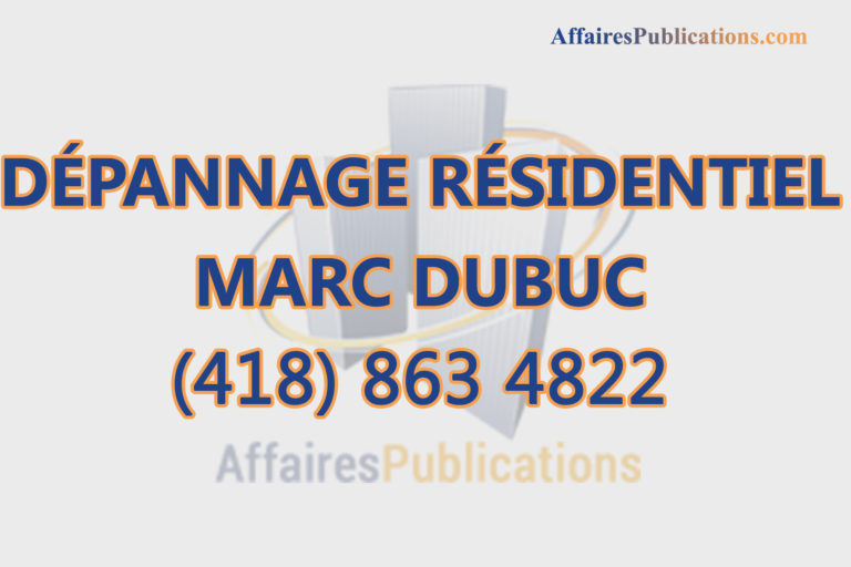 DÉPANNAGE RÉSIDENTIEL MARC DUBUC