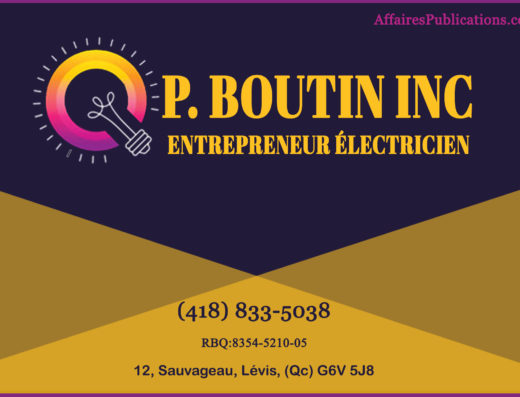 ENTREPRENEUR ÉLECTRICIEN P. BOUTIN INC