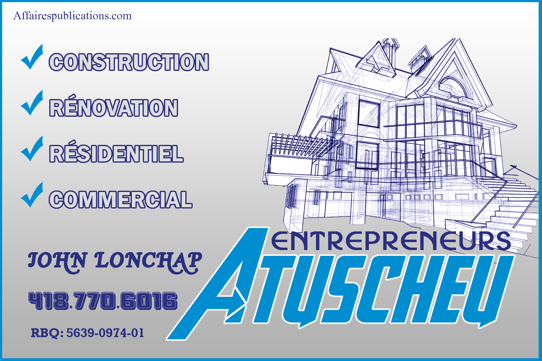 ENTREPRENEURS ATUSCHEU INC