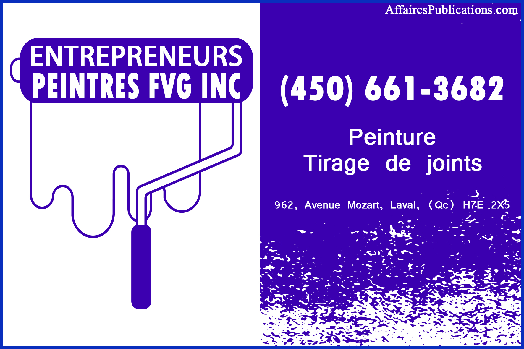 ENTREPRENEURS PEINTRES FVG INC