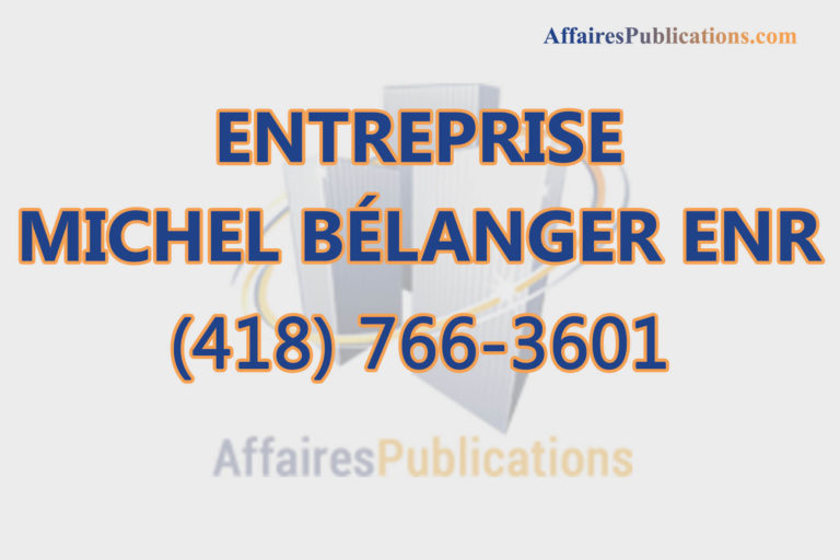 ENTREPRISE MICHEL BÉLANGER ENR