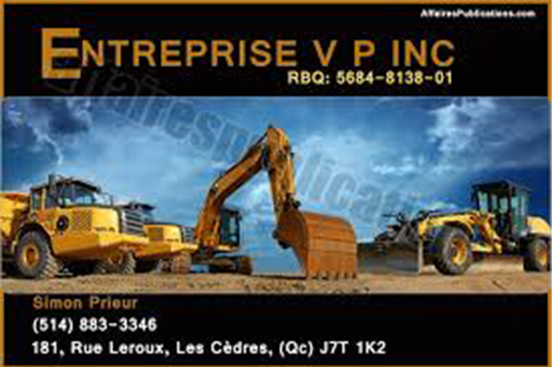 ENTREPRISE V P INC