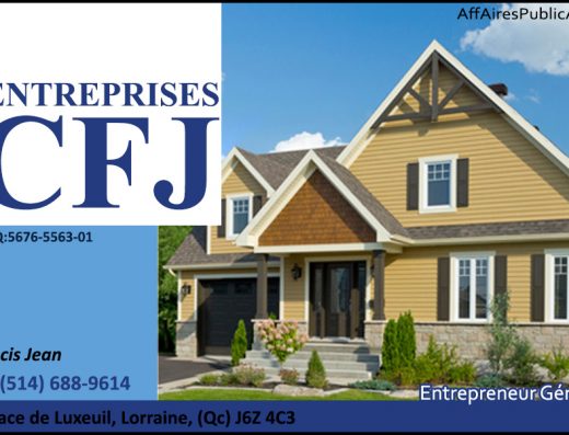 ENTREPRISES CFJ INC