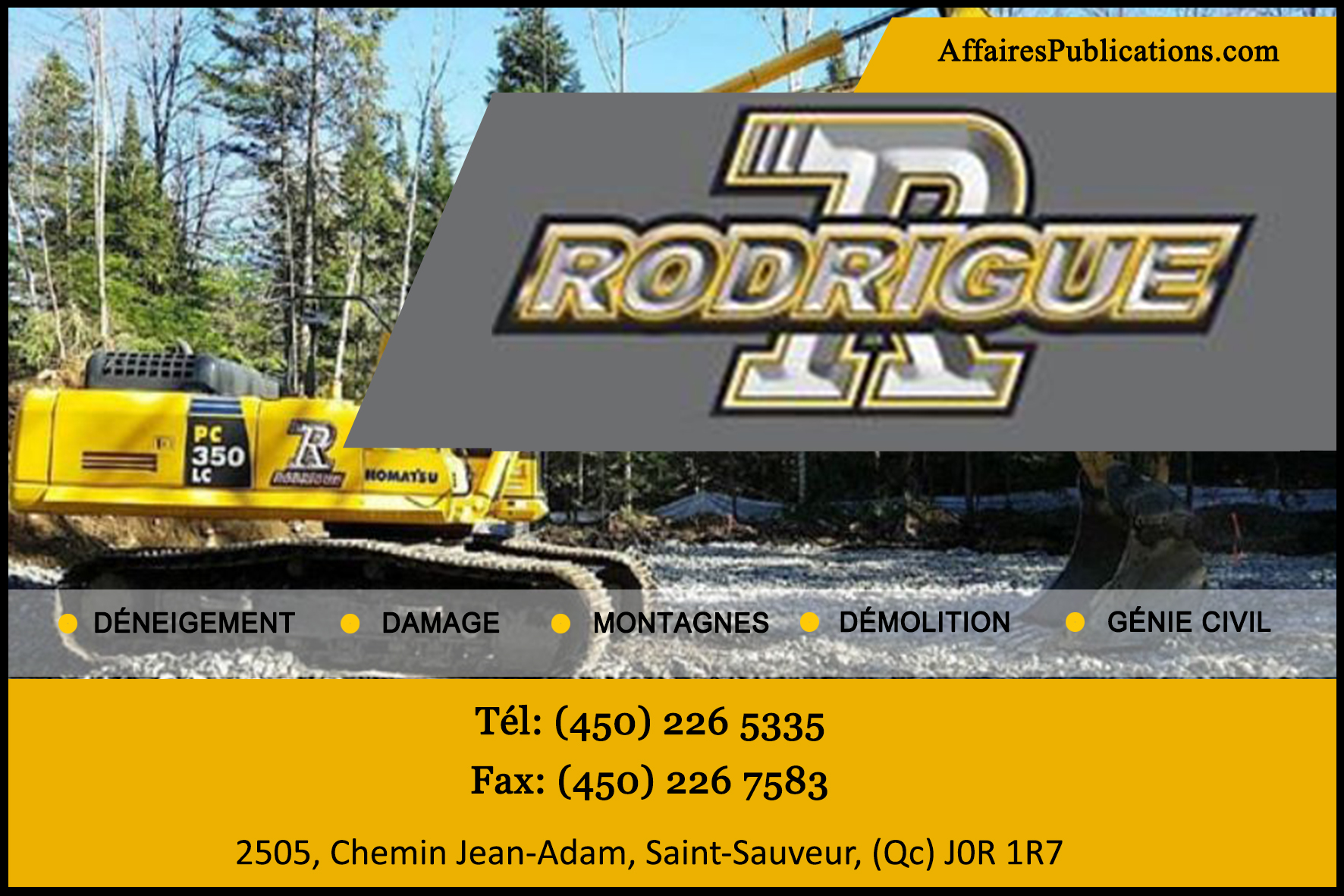 ENTREPRISES CLAUDE RODRIGUE