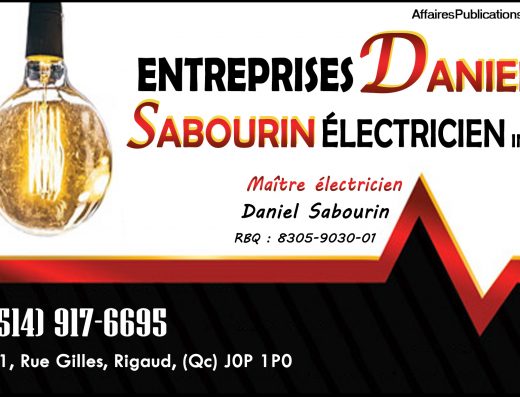 ENTREPRISES DANIEL SABOURIN ÉLECTRICIEN INC