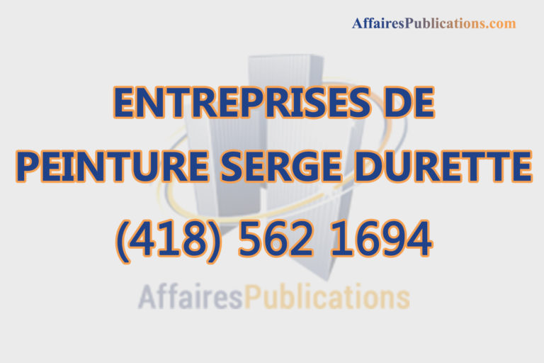 ENTREPRISES DE PEINTURE SERGE DURETTE