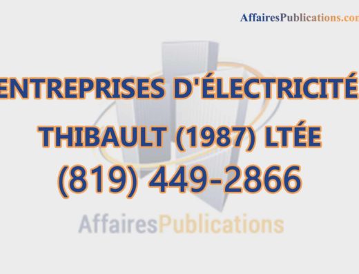 ENTREPRISES D&rsquo;ÉLECTRICITÉ THIBAULT (1987) LTÉE