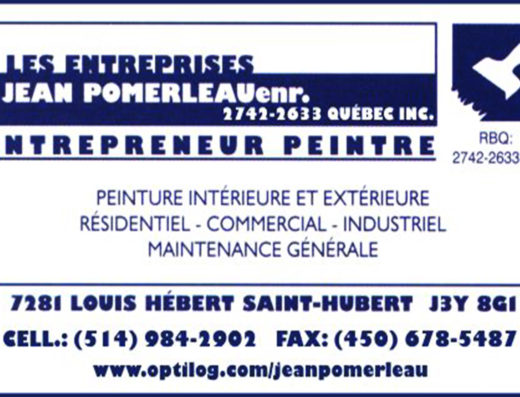 LES ENTREPRISES JEAN POMERLEAU INC