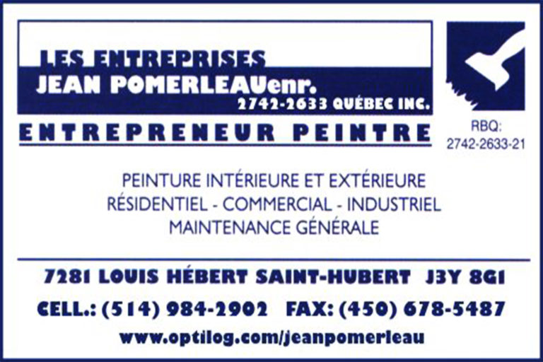 LES ENTREPRISES JEAN POMERLEAU INC