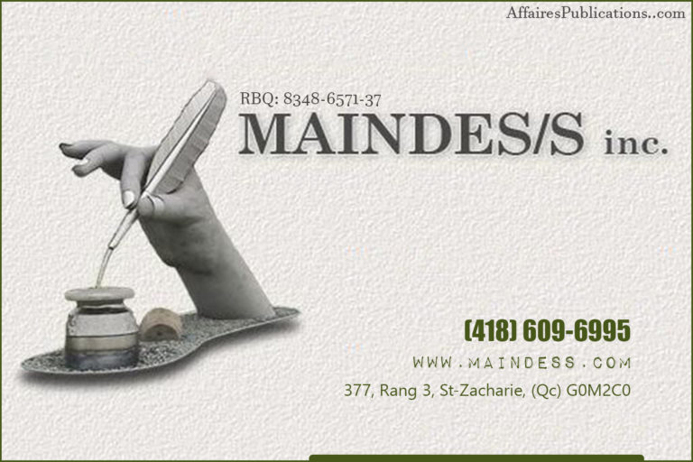 ENTREPRISES MAINDES S INC