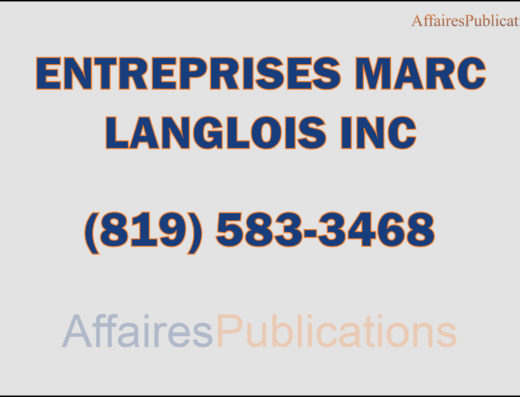 ENTREPRISES MARC LANGLOIS INC