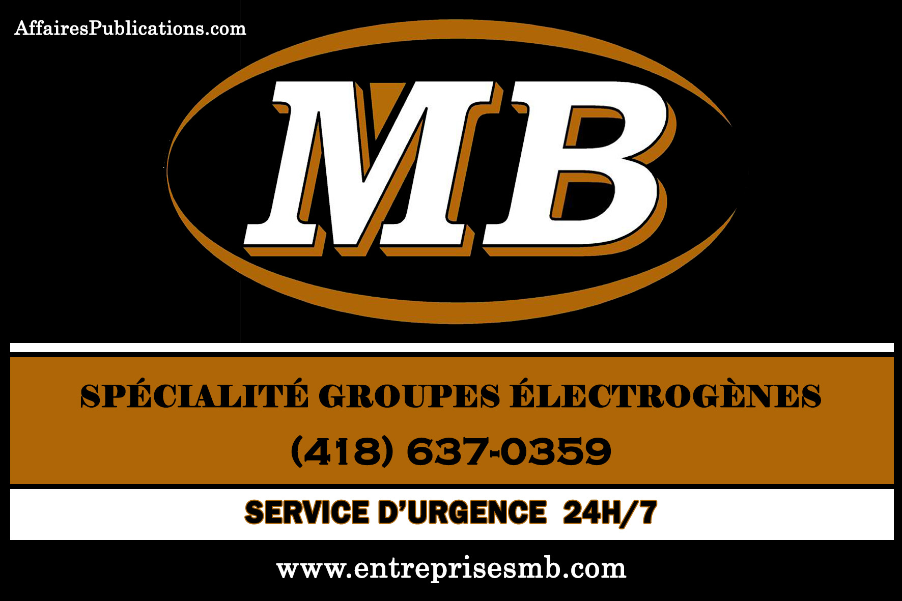 ENTREPRISES MB INC
