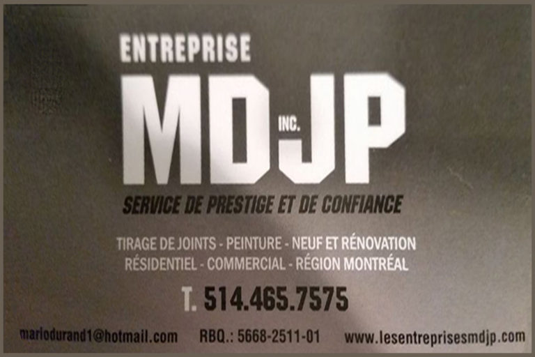 ENTREPRISES MDJP INC